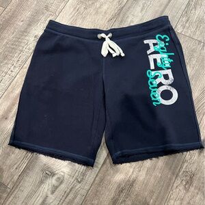 Navy blue shorts Aeropostale size Large New